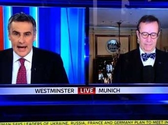 Президент Эстонии прервал интервью в эфире телеканала Sky News из-за ошибки ведущего (видео)